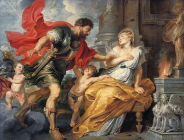 Pedro Pablo Rubens Painting - Marte y Rea Silvia Barroco Peter Paul Rubens